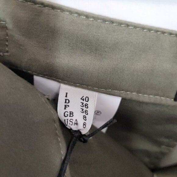 NWT Jeremy Scott Butterfly Patch Crop Cargo Pants Size 40 / 6 - Picture 10 of 11